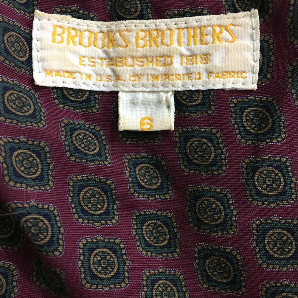 BROOKS BROTHERS Multi-Color Hidden Button Shirt - Picture 2 of 8